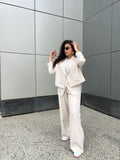 Beige crop jacket