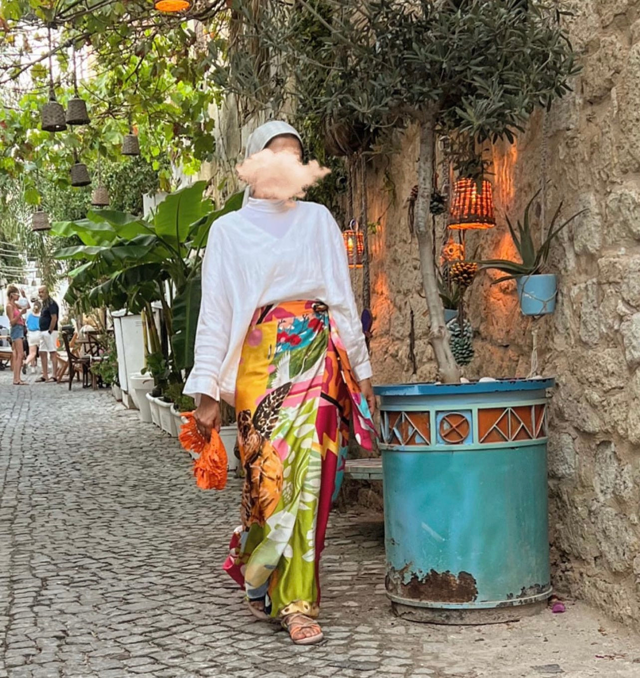 Turtle wrap skirt