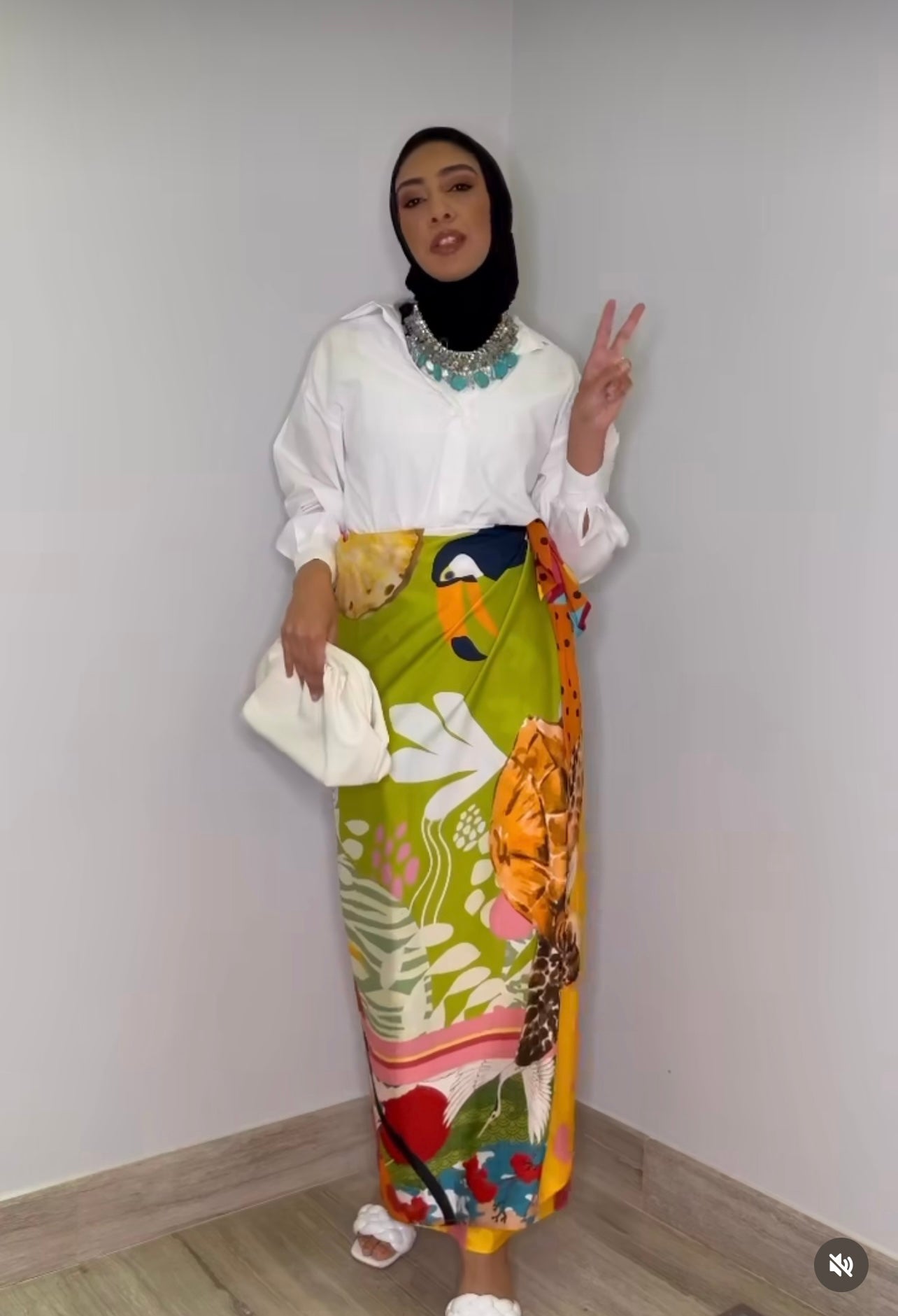 Turtle wrap skirt