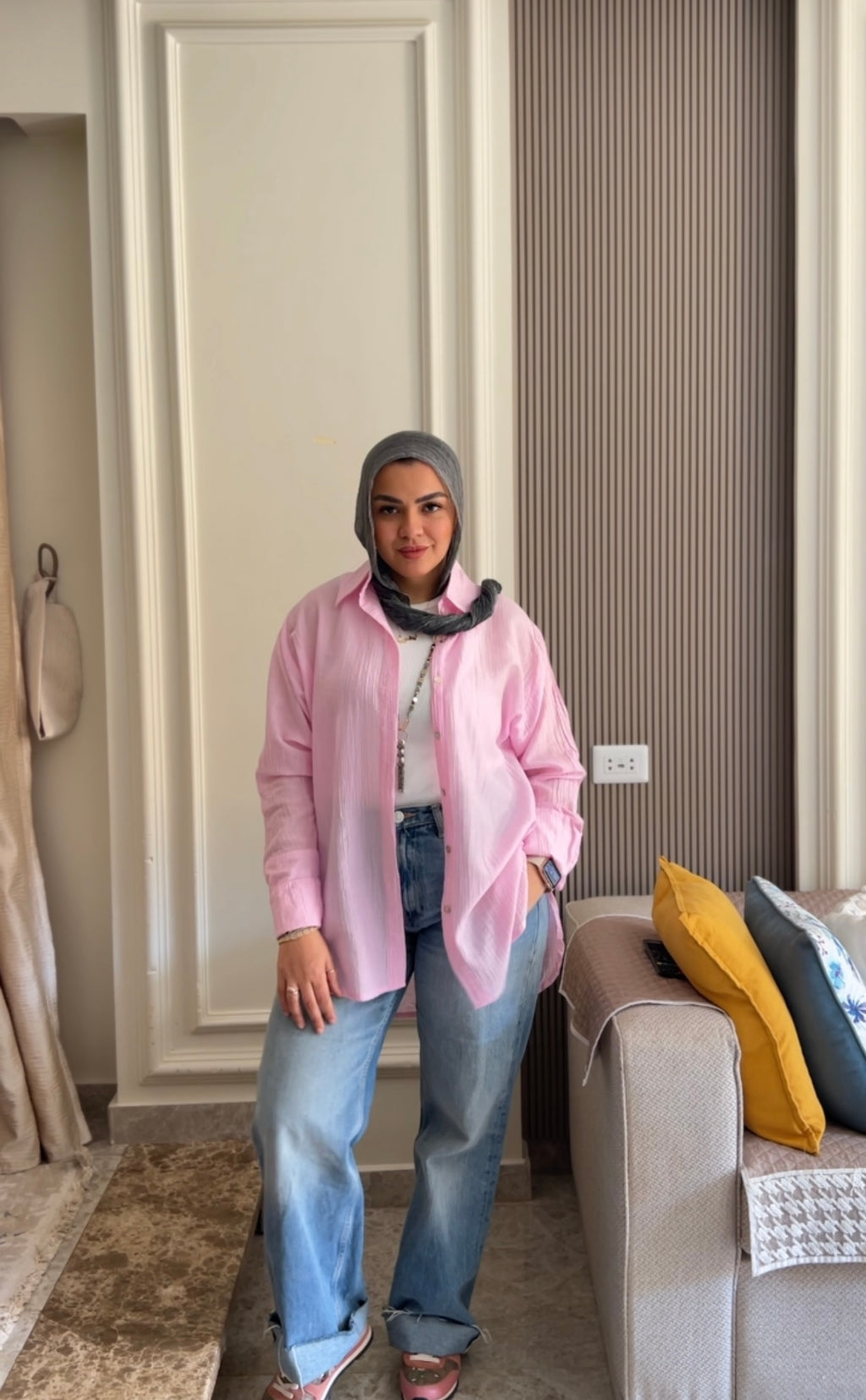Pink shirt