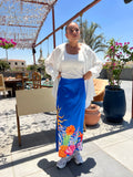 Blue skirt