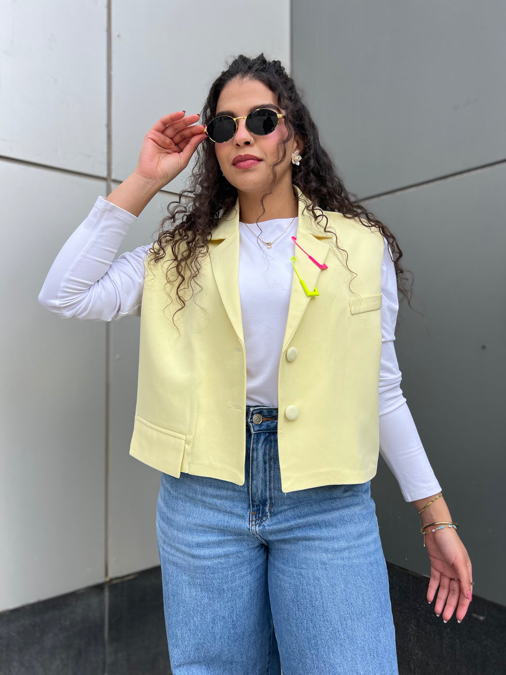 Crop vest