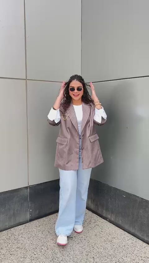 The Pinstripe Blazer