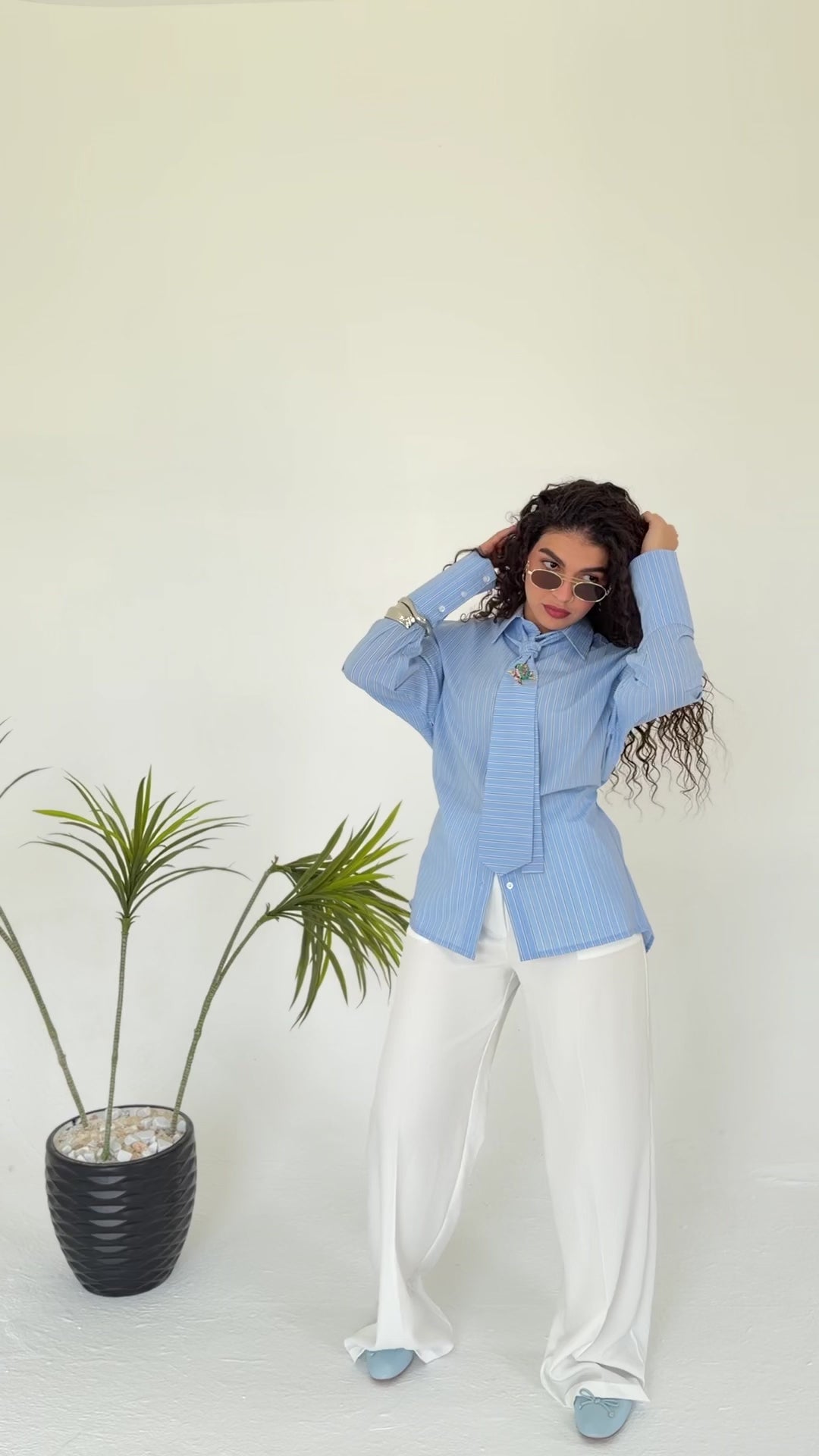 Luna shirt in blue